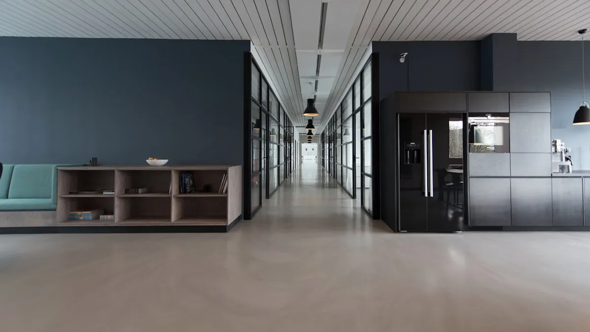 Bright modern office interior